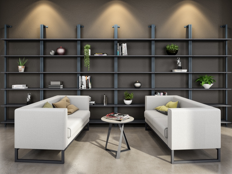 Стелаж в стилі лофт на 6 полиць  80х218х30 | Фото - 1