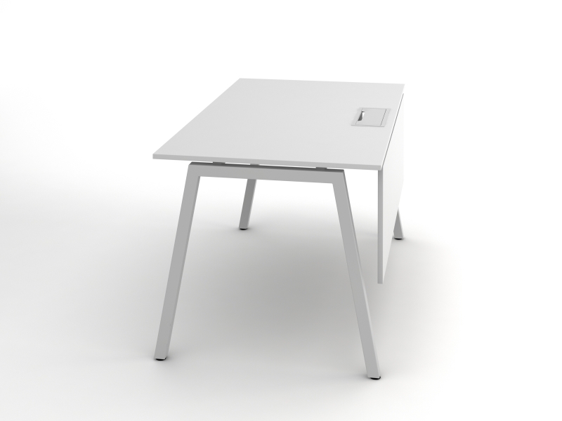 Сучасний офісний стіл 160х75х70 на металевих ніжках rd-1670 | Фото - 1