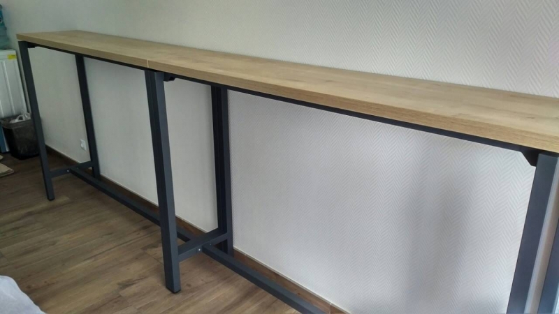 високий стіл для переговорів 160х120х60 kdm-1660 | Фото - 3