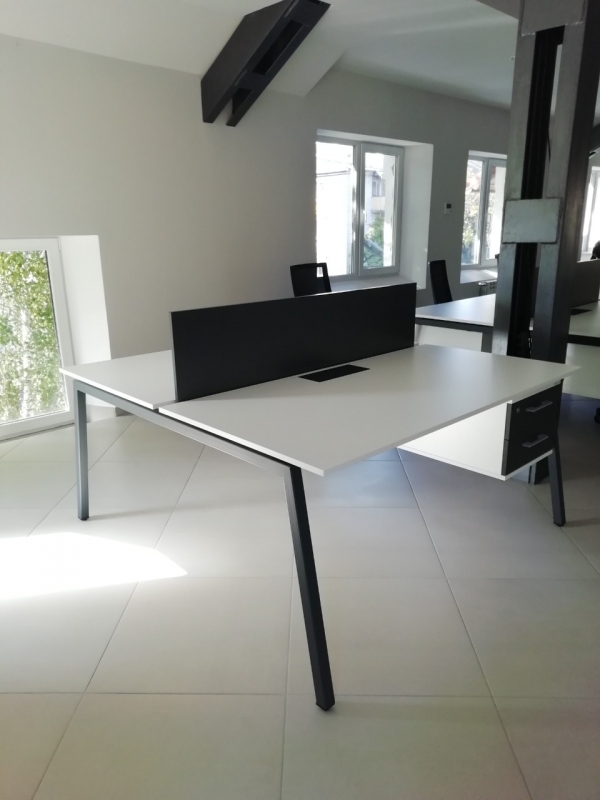 Сучасний офісний стіл 140х75х140 для двох робочих місць  rd-1414 | Фото - 2