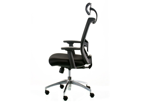 Крісло down black з підголовником | Фото - 1