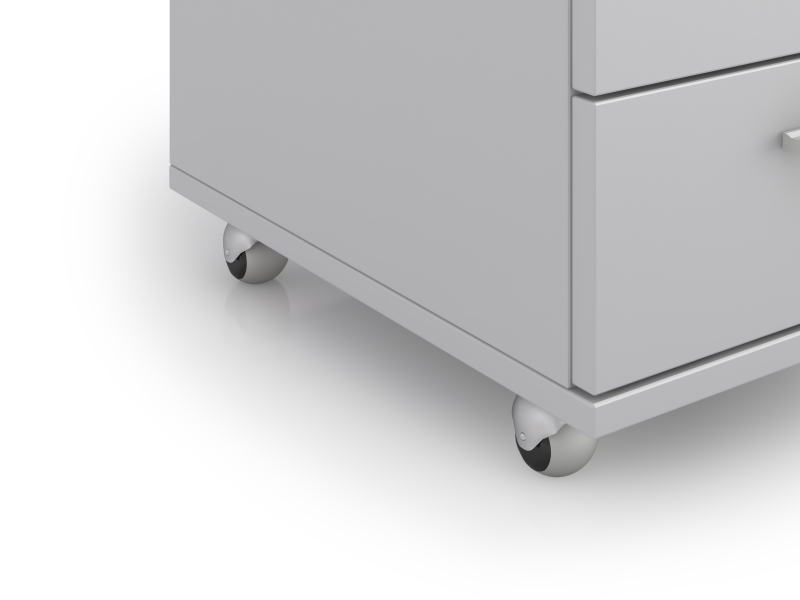 Тумба під принтер офісна на 2 полиці 80х80х42 арт. Ur-222 | Фото - 4