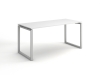 Стильный стол для персонала в белом цвете 140х75х70 kqd-1470  | Фото - 0