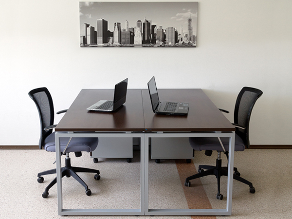 Стіл офісний140х75х70 на металевих ніжках kqd-1470 | Фото - 10