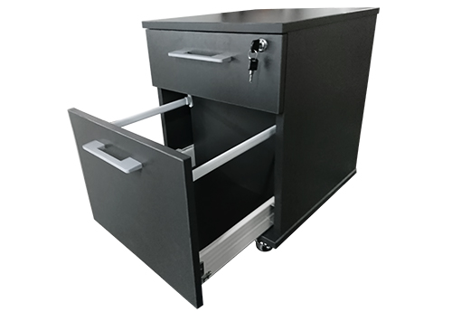 Тумба мобільна офісна на 2 ящика (в тому числі 1 файловий) 42х56х47 арт. Ucm-12f | Фото - 1