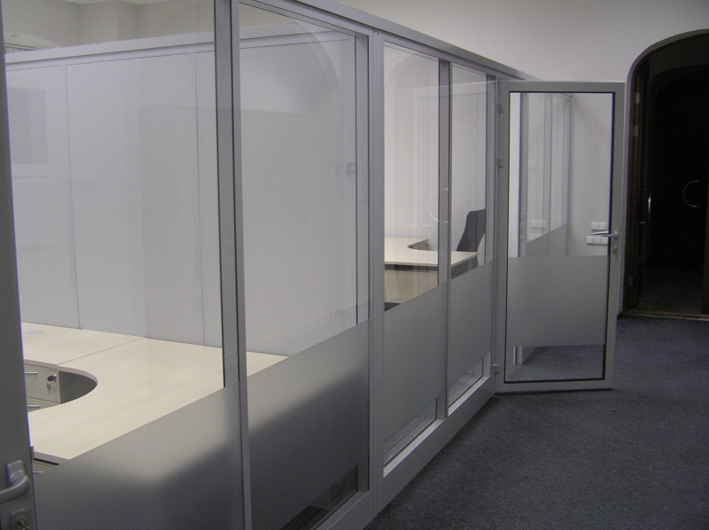 Офисная алюминиевая перегородка | Фото - 5