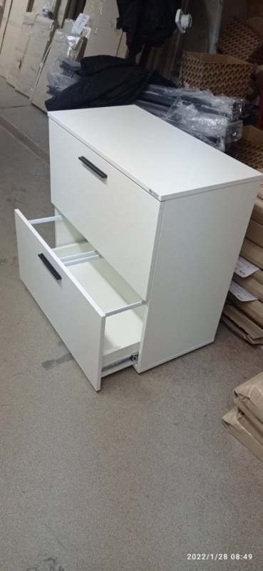 Тумба 80х80х42 на 2 файлових ящика офісна арт. Ur-222f | Фото - 2