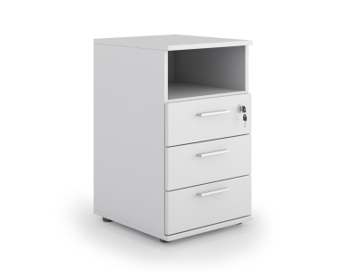 Тумба приставна офісна на 3 ящика і 1 полиця 40х75х50 арт. Uc-13