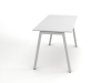 Стильный офисный стол в белом цвете 140х75х70rd-1470 | Фото - 0