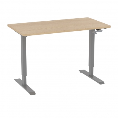 Стіл офісний з механічним регулюванням висоти 1400х750/1130х800