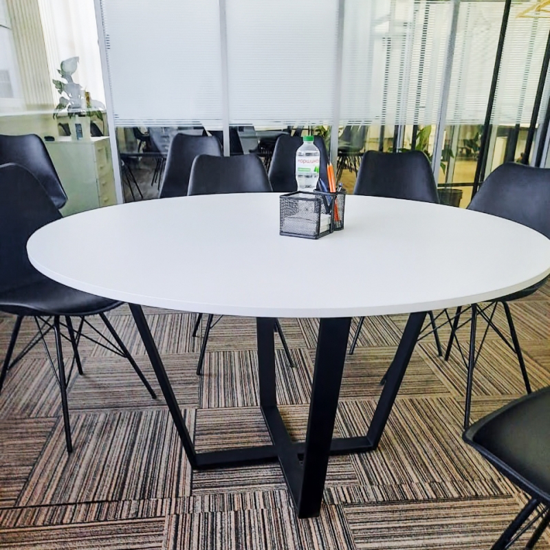 Стіл для переговорів 130х75х130 круглий  kdm-130 | Фото - 3