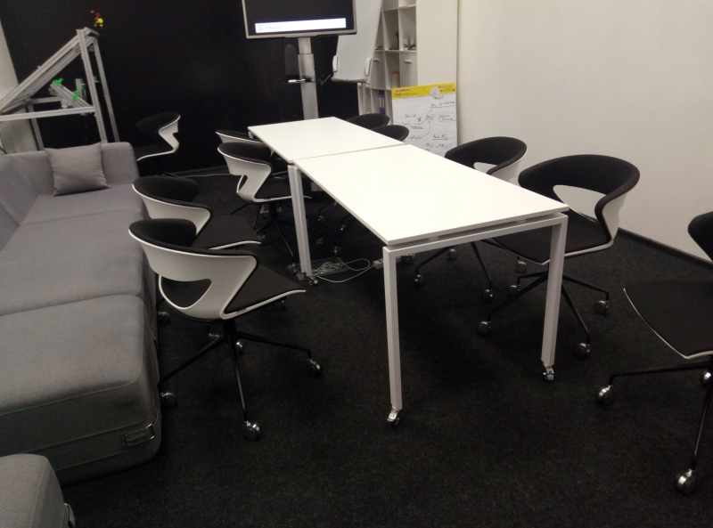 Стіл офісний мобільний 140х75х70 kdr-140 | Фото - 7