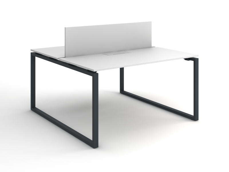 Стіл офісний для двох робочих місць 140х75х140 kqd-1414 | Фото - 2