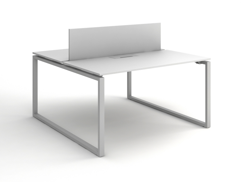 Стіл офісний для двох робочих місць 140х75х140 kqd-1414 | Фото - 1