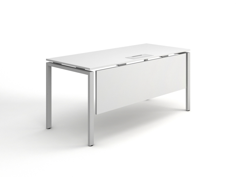 Стильний офісний стіл 140х75х80 на металевих ніжках kd-1480 | Фото - 2