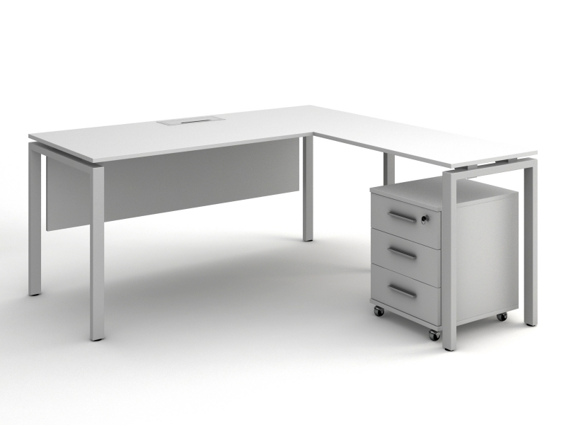 кутовий стіл офісний 140х75х140/70x50 kd-14147 L/R | Фото - 3