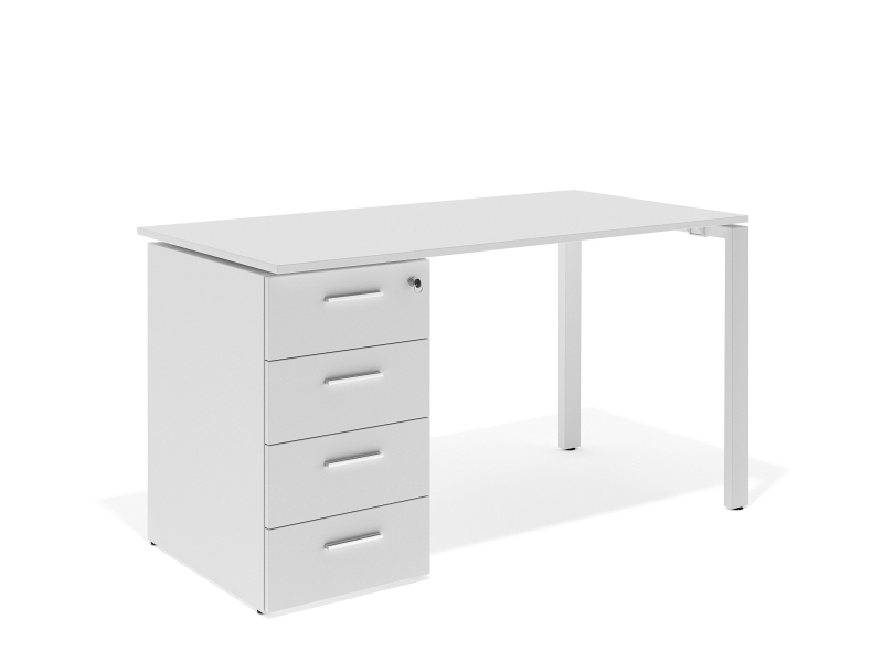 офісний стіл 140х75х70 з тумбою  kdz-1470C | Фото - 0