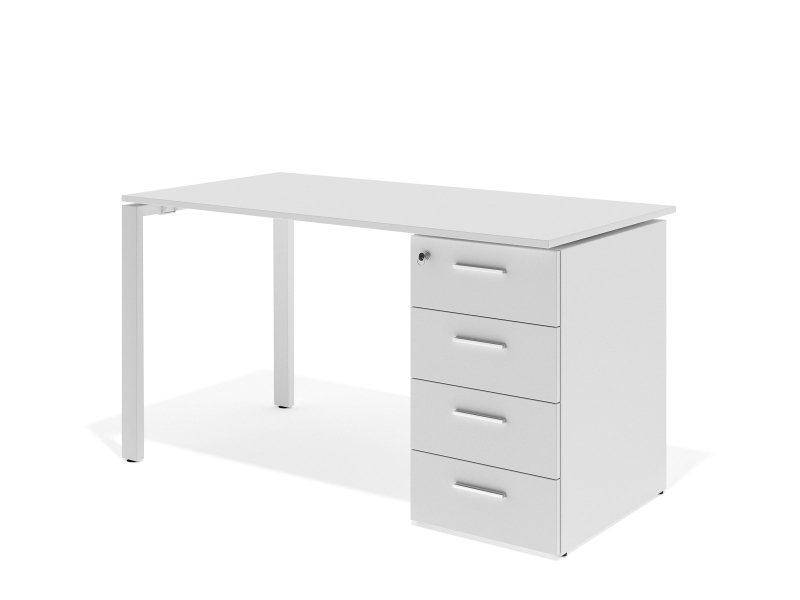 офісний стіл 140х75х70 з тумбою  kdz-1470C | Фото - 1