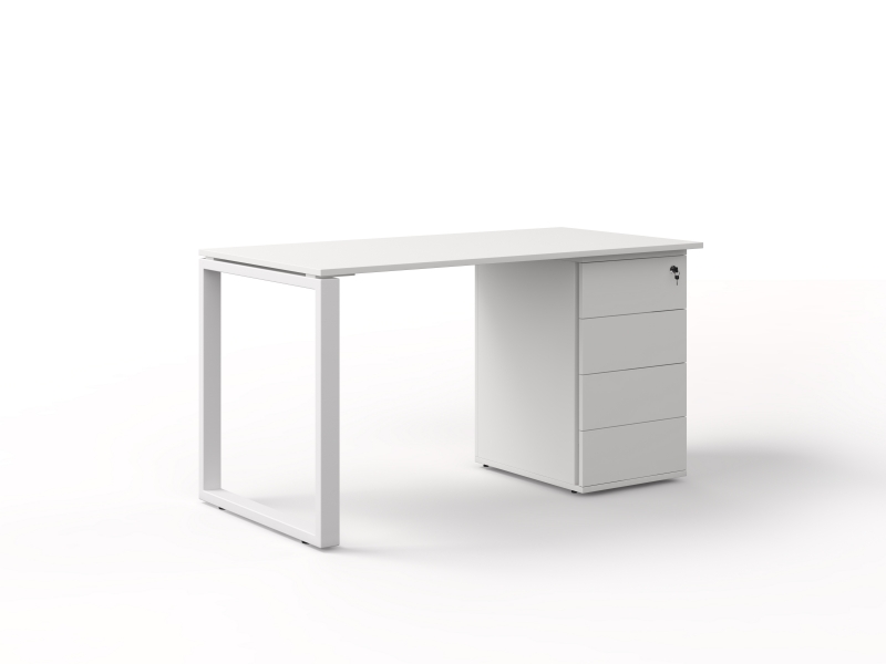 офісний стіл  140х75х70 з тумбою kqdz-1470CP | Фото - 0