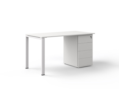 офісний стіл 140х75х70 з тумбою  kdz-1470CP