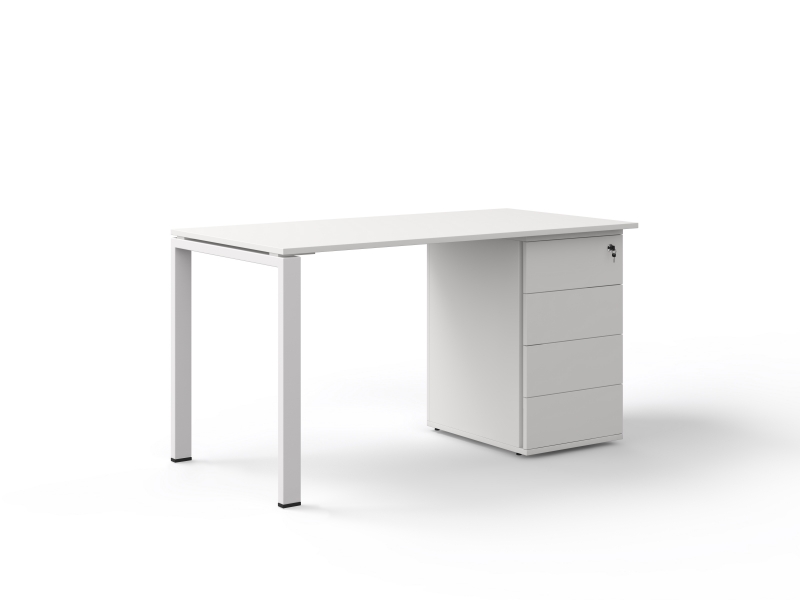 офісний стіл 140х75х70 з тумбою  kdz-1470CP | Фото - 0