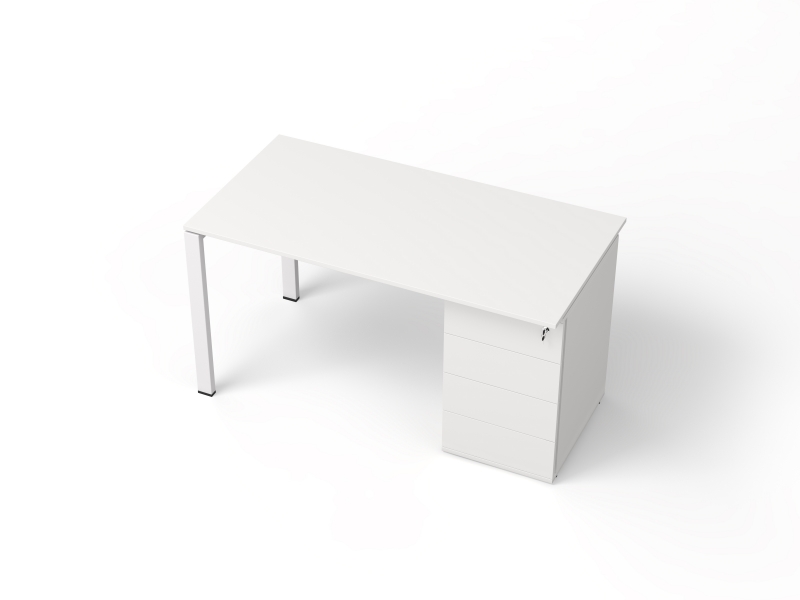 офісний стіл 140х75х70 з тумбою  kdz-1470CP | Фото - 3