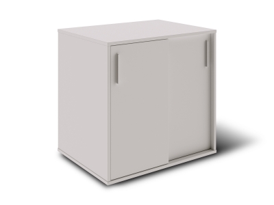 Тумба під принтер з розсувними дверима на 2 полиці 80х80х60 арт. Ur-222-1SL