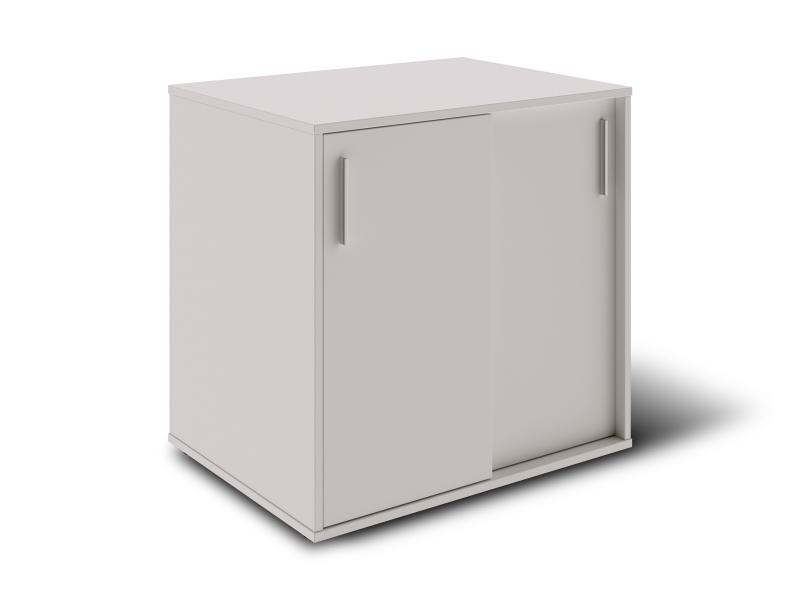 Тумба під принтер з розсувними дверима на 2 полиці 80х80х60 арт. Ur-222-1SL | Фото - 0