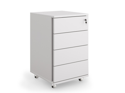 Тумба мобильна офісна на 4 ящика 42х68х47 арт. Ucm-14P