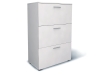 Шкаф для документов офисный на 3 файловых ящика 80х120х42 арт. Ur-233f | Фото - 0