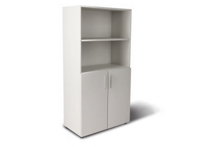 Шафа для документів офісна на 4 полиці(2 полиці закриті фасадами) 80х155х42 арт. Ur-242