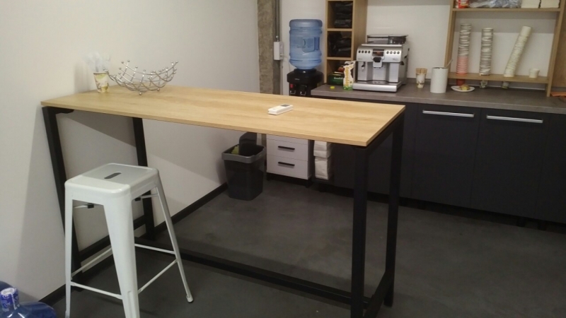 високий стіл для переговорів 160х120х60 kdm-1660 | Фото - 2